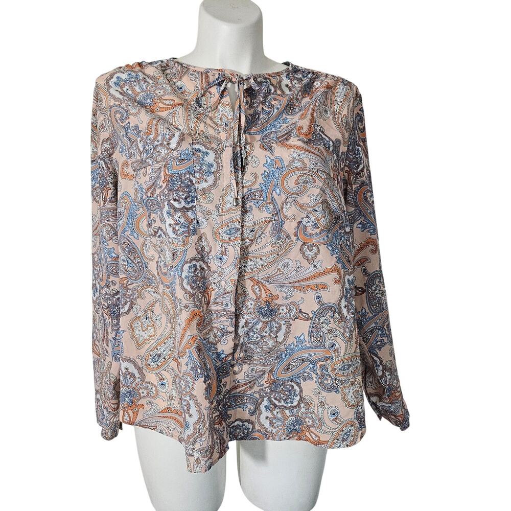 Jones new york blouse long sleeve button front sz 2X
